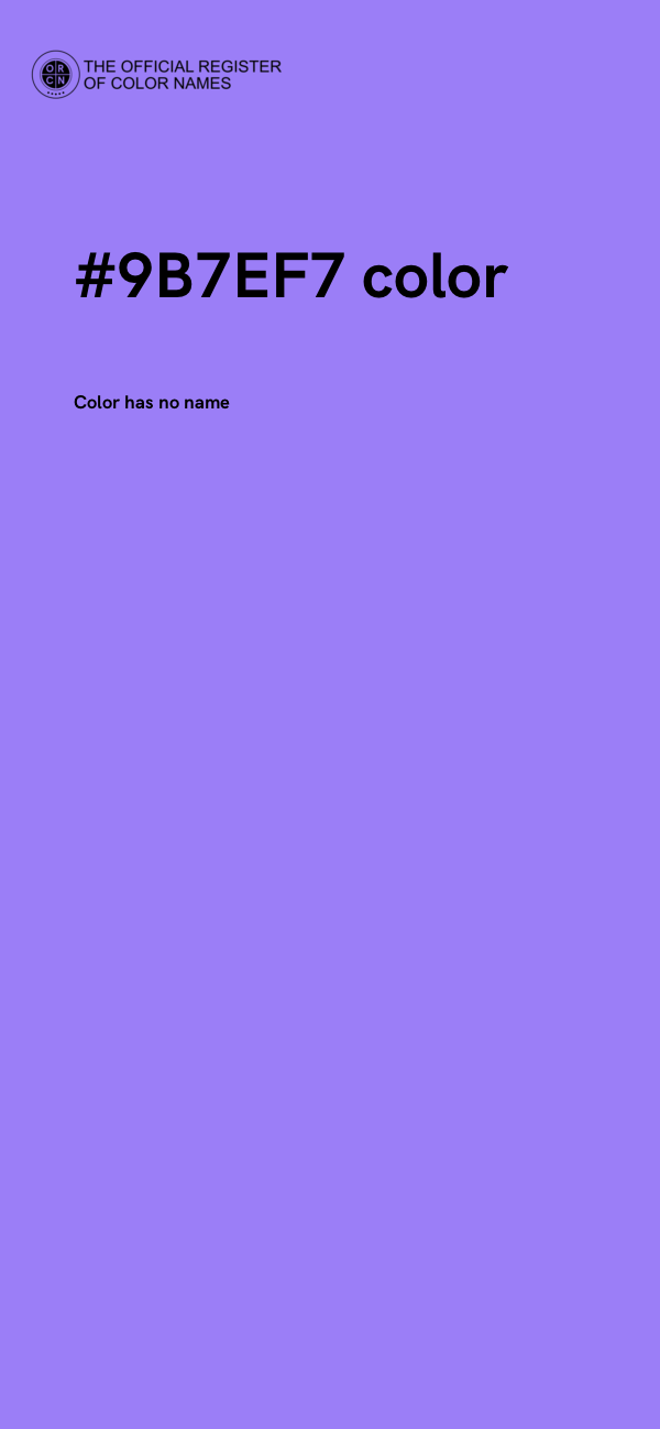 #9B7EF7 color image