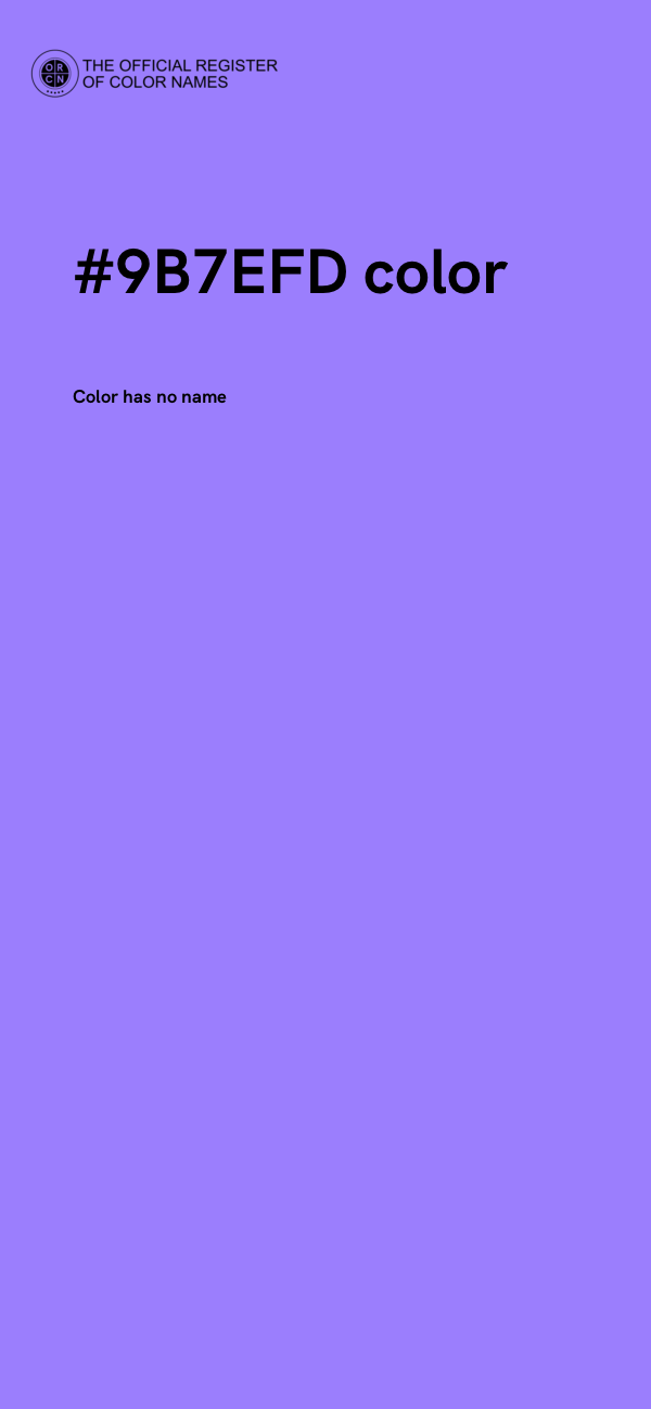#9B7EFD color image