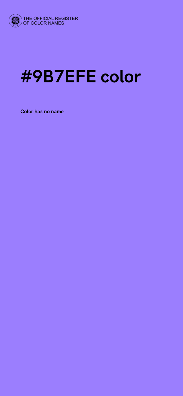 #9B7EFE color image