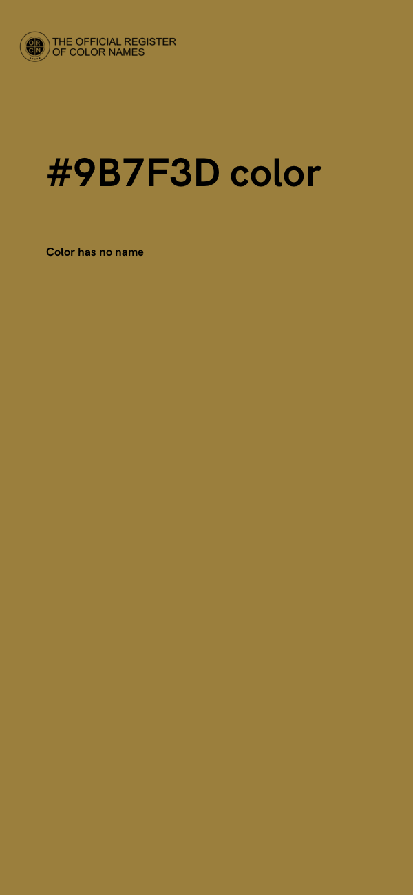 #9B7F3D color image