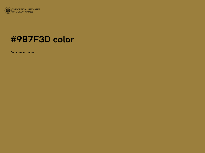 #9B7F3D color image