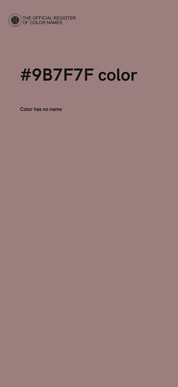 #9B7F7F color image