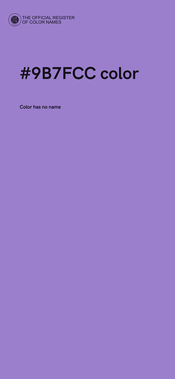 #9B7FCC color image