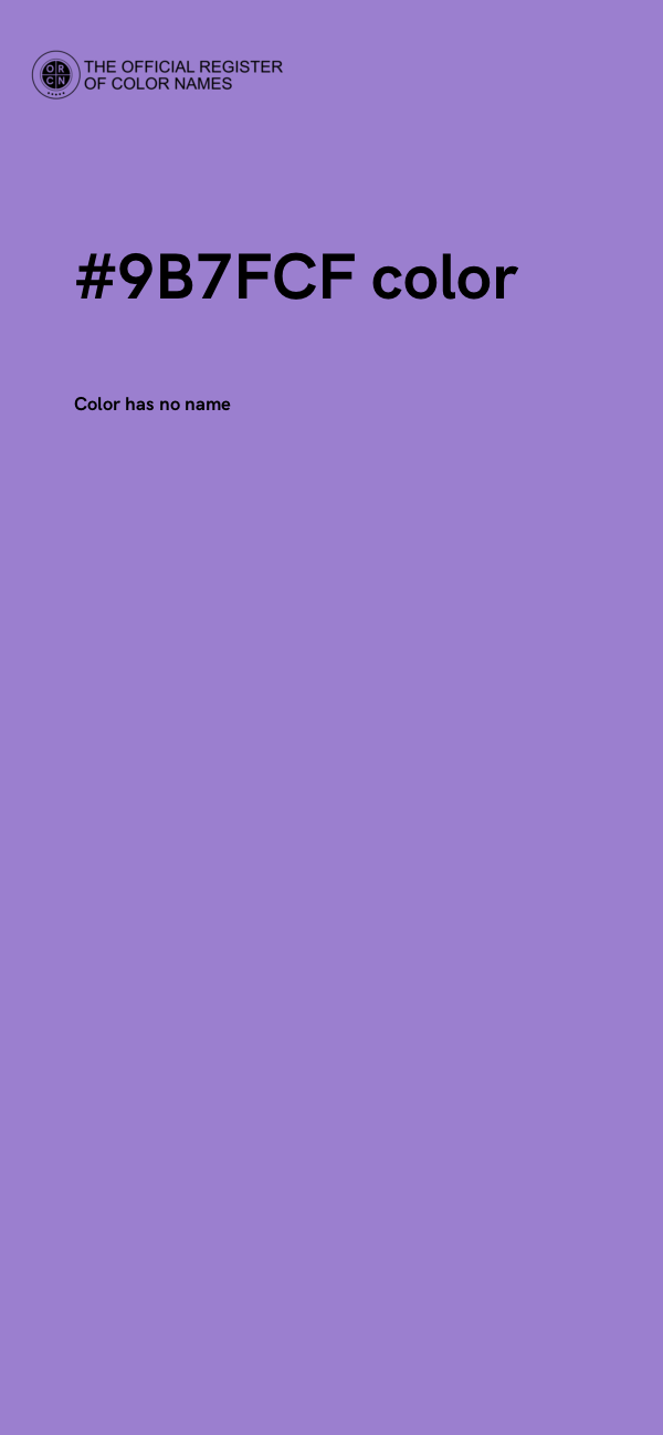 #9B7FCF color image
