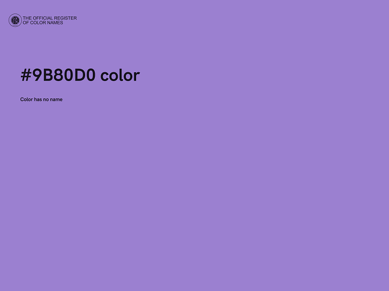 #9B80D0 color image