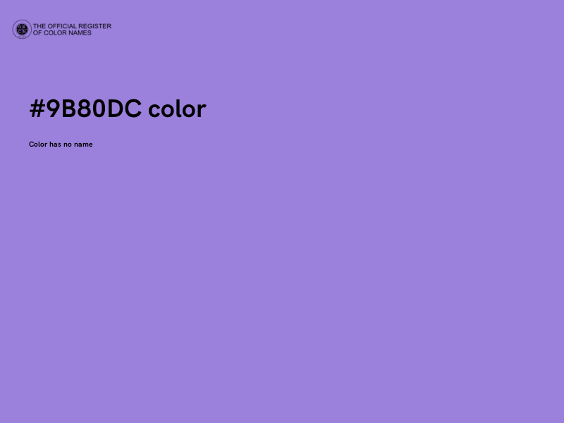 #9B80DC color image
