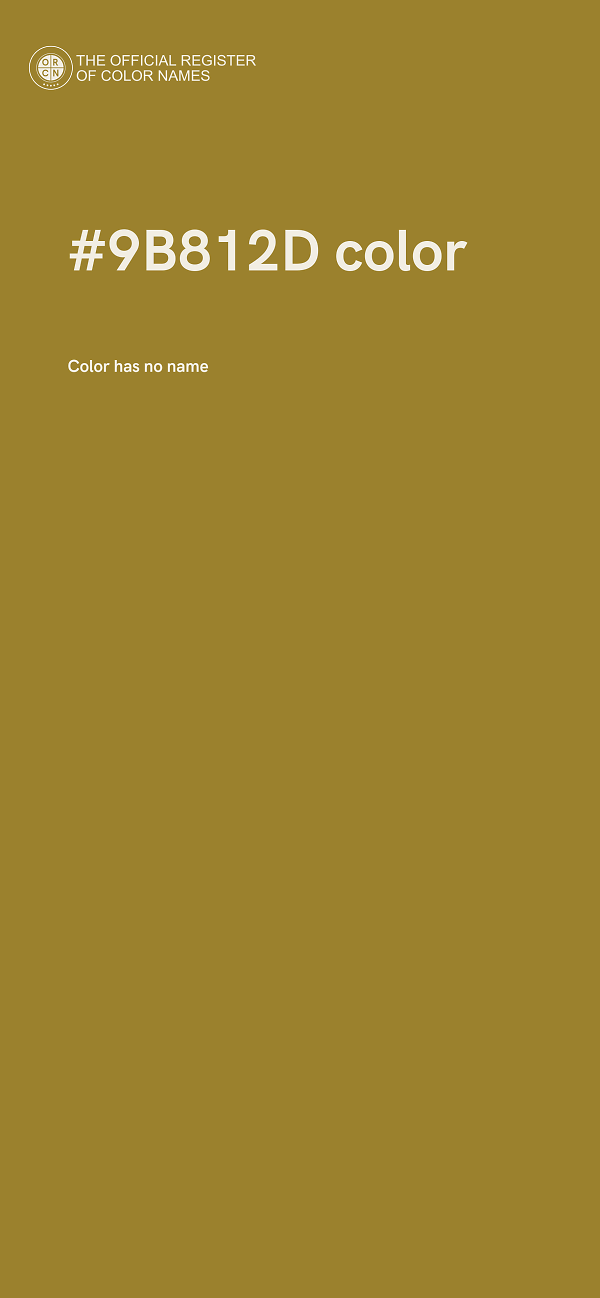 #9B812D color image