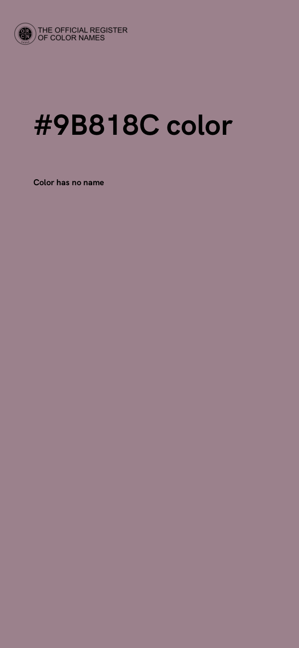 #9B818C color image