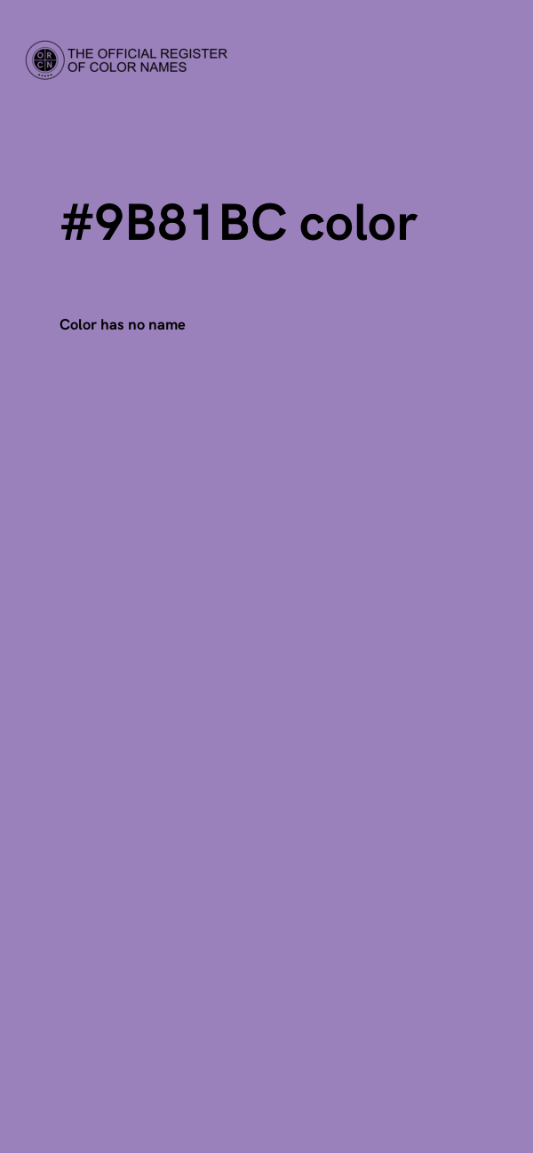 #9B81BC color image