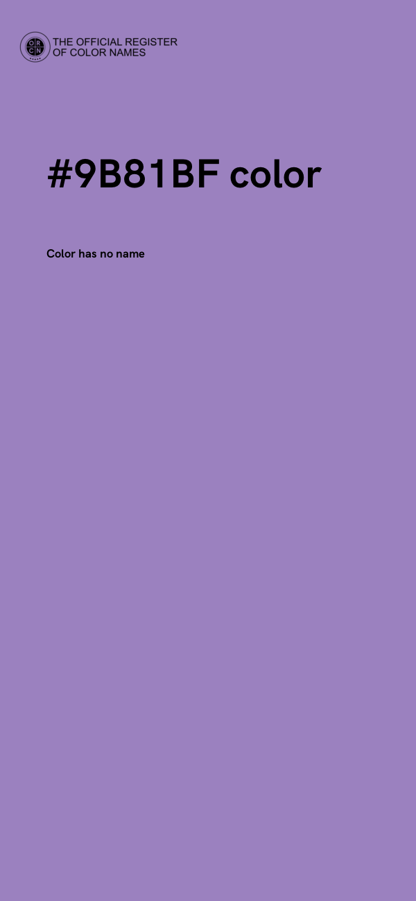 #9B81BF color image