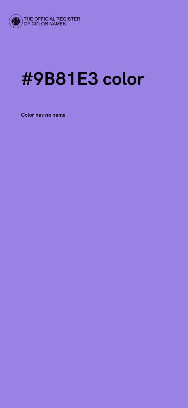 #9B81E3 color image