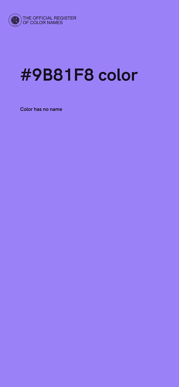 #9B81F8 color image