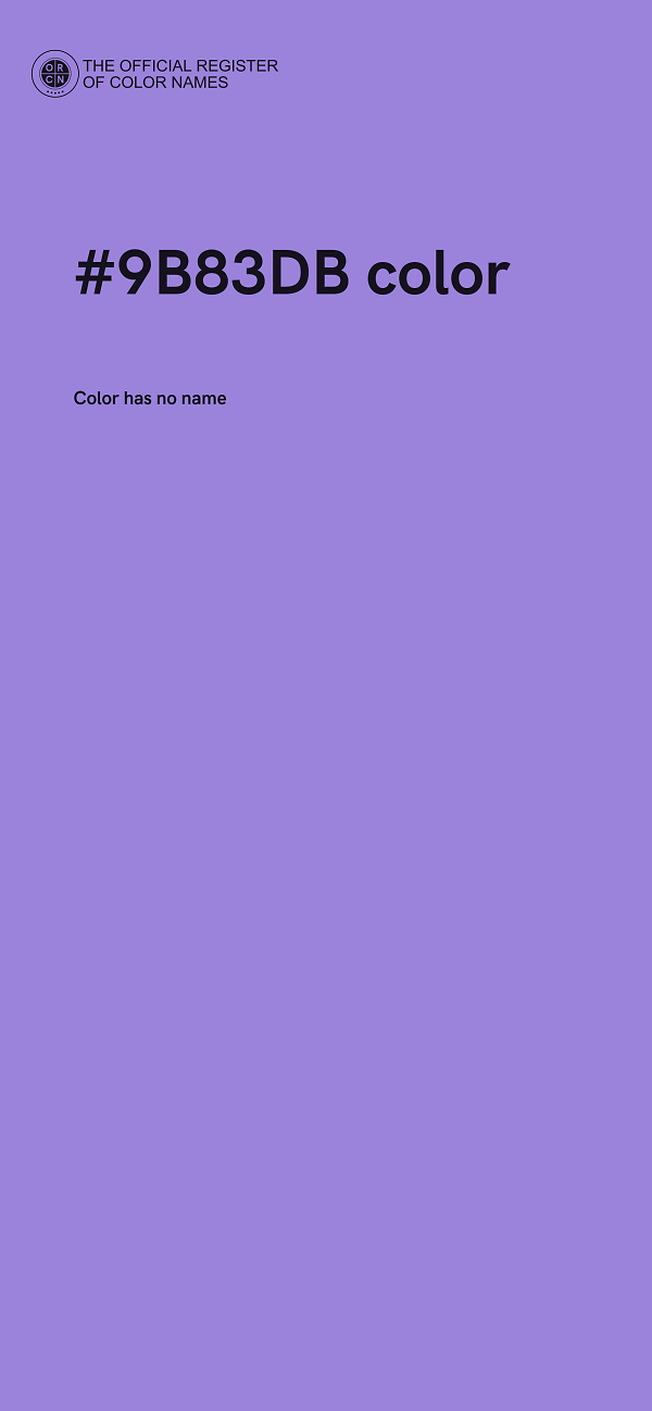 #9B83DB color image