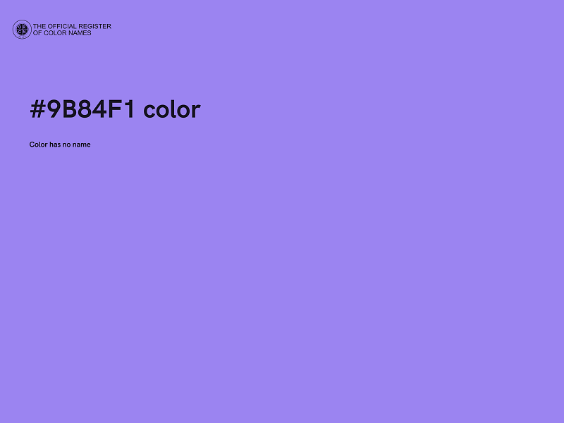 #9B84F1 color image