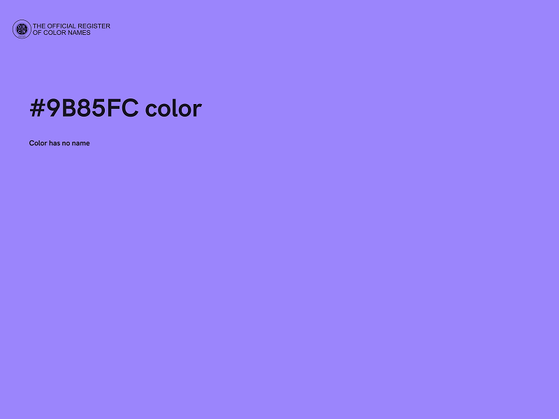 #9B85FC color image