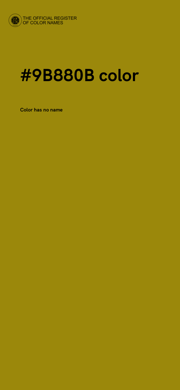 #9B880B color image