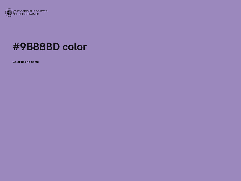 #9B88BD color image