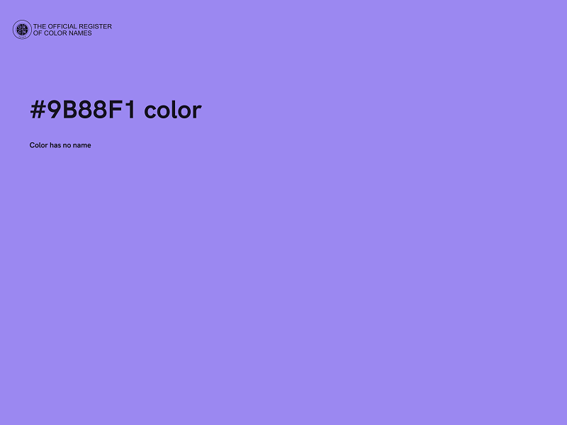 #9B88F1 color image