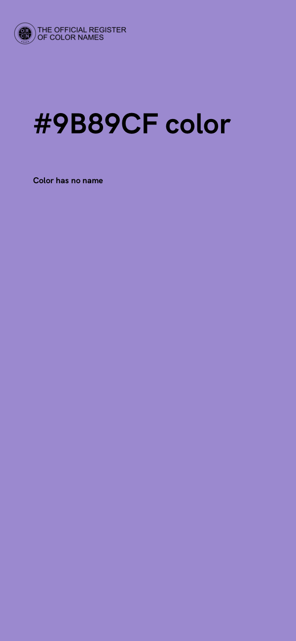#9B89CF color image