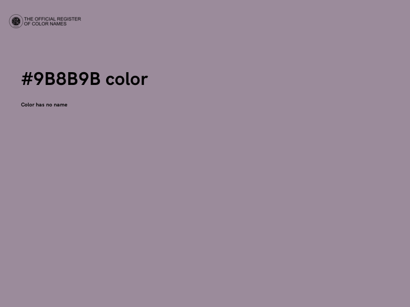 #9B8B9B color image