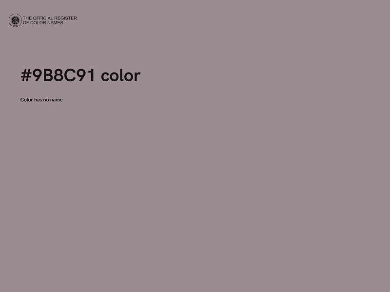 #9B8C91 color image