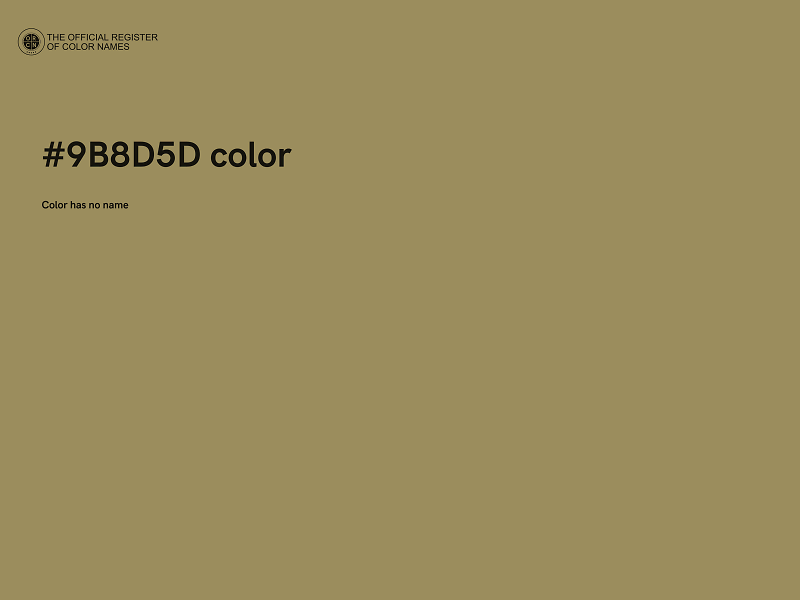 #9B8D5D color image