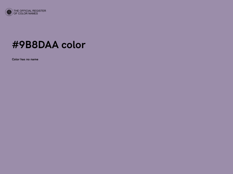 #9B8DAA color image