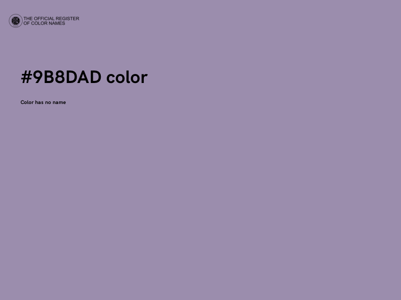 #9B8DAD color image