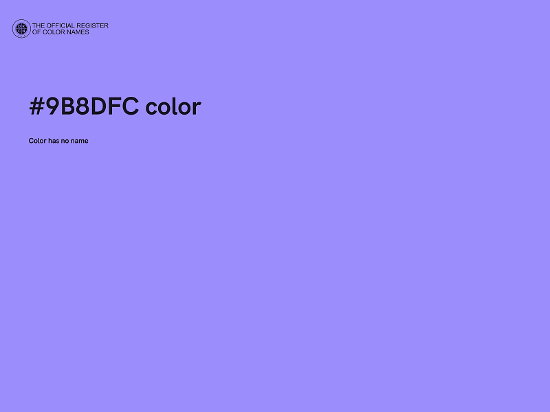 #9B8DFC color image