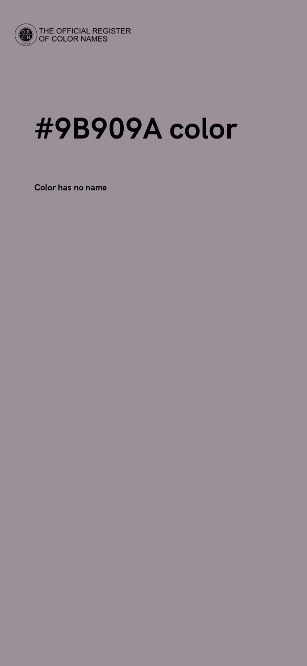 #9B909A color image