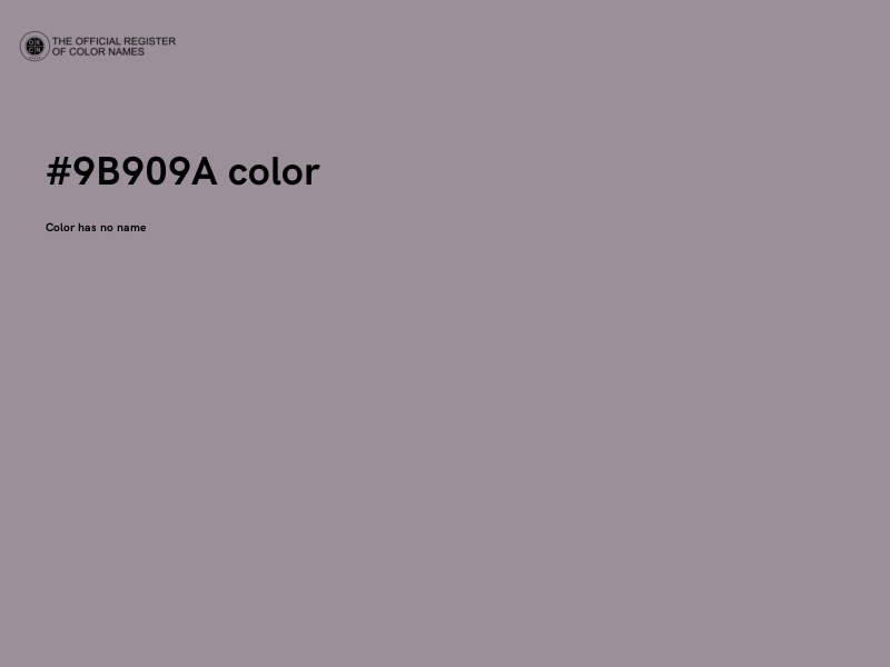 #9B909A color image