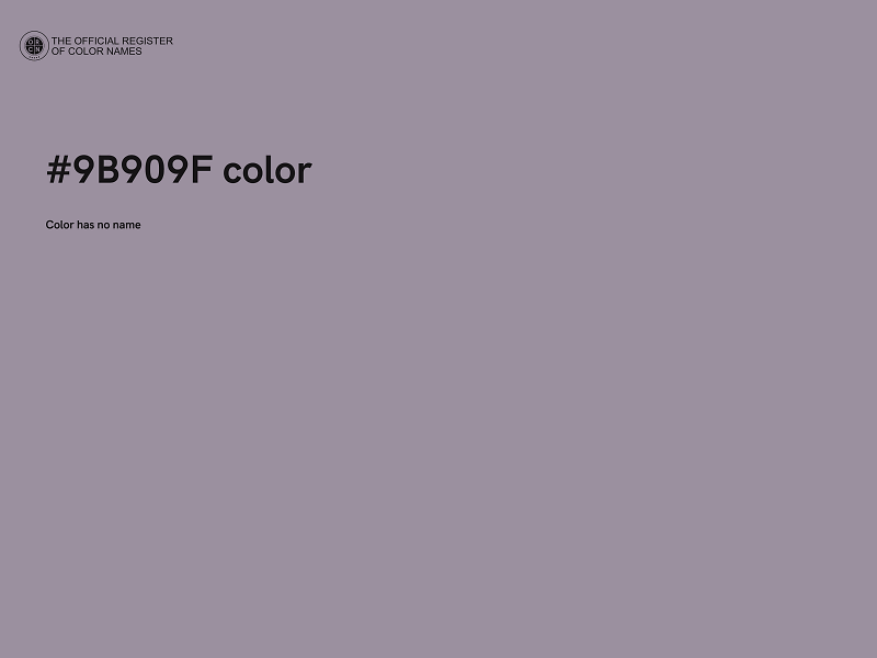 #9B909F color image