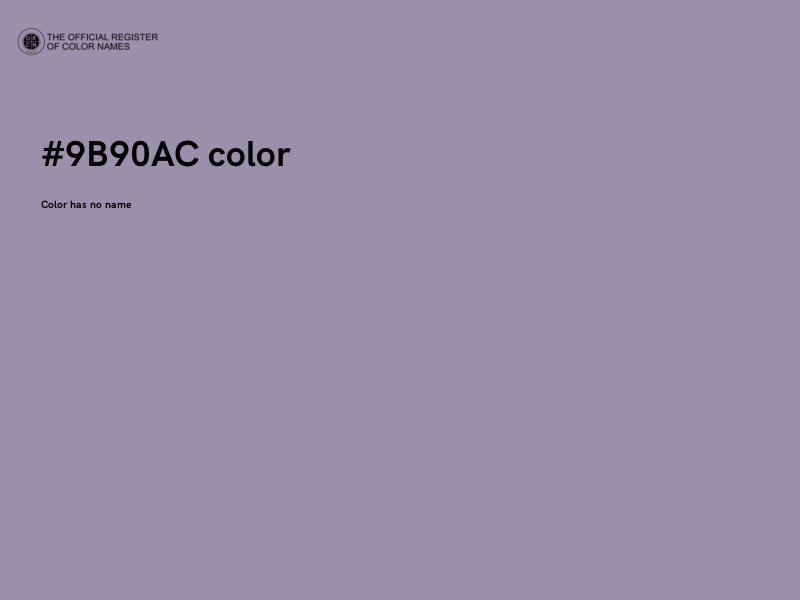 #9B90AC color image