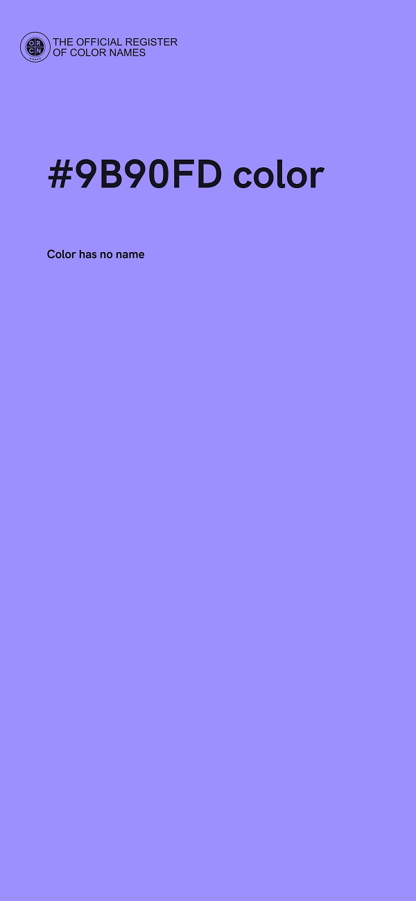 #9B90FD color image