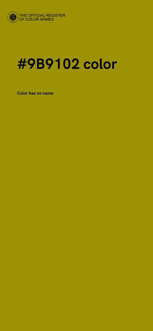 #9B9102 color image