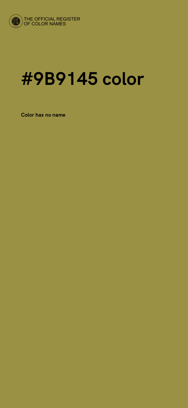 #9B9145 color image