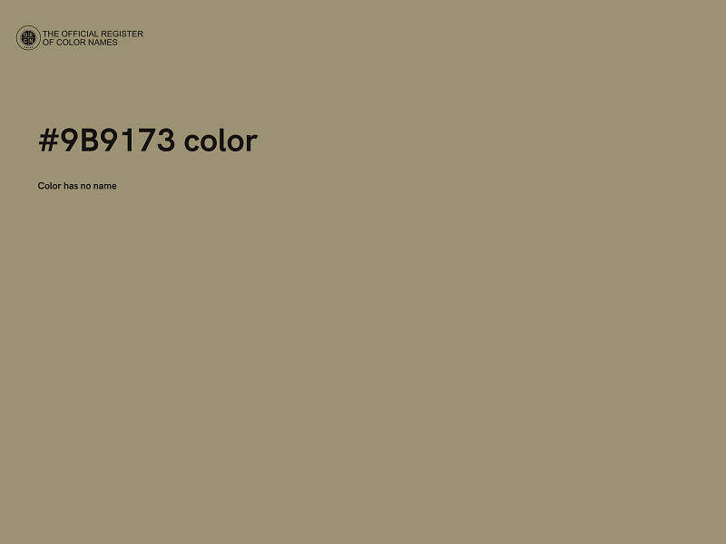 #9B9173 color image
