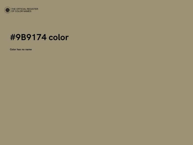 #9B9174 color image