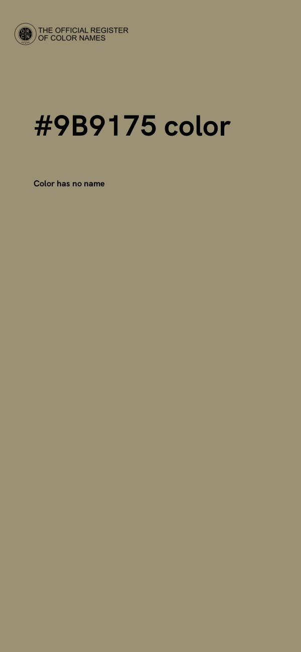 #9B9175 color image