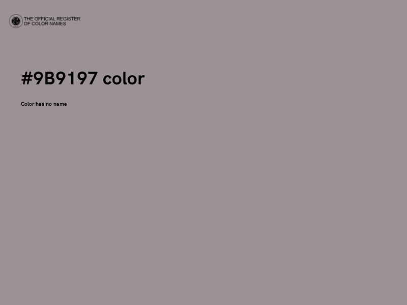 #9B9197 color image