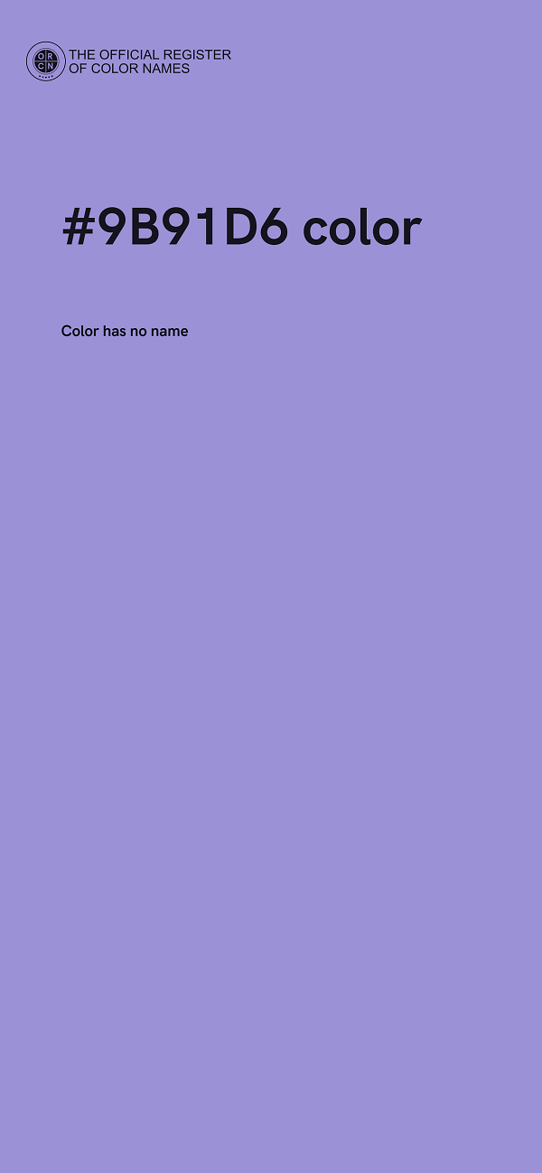 #9B91D6 color image