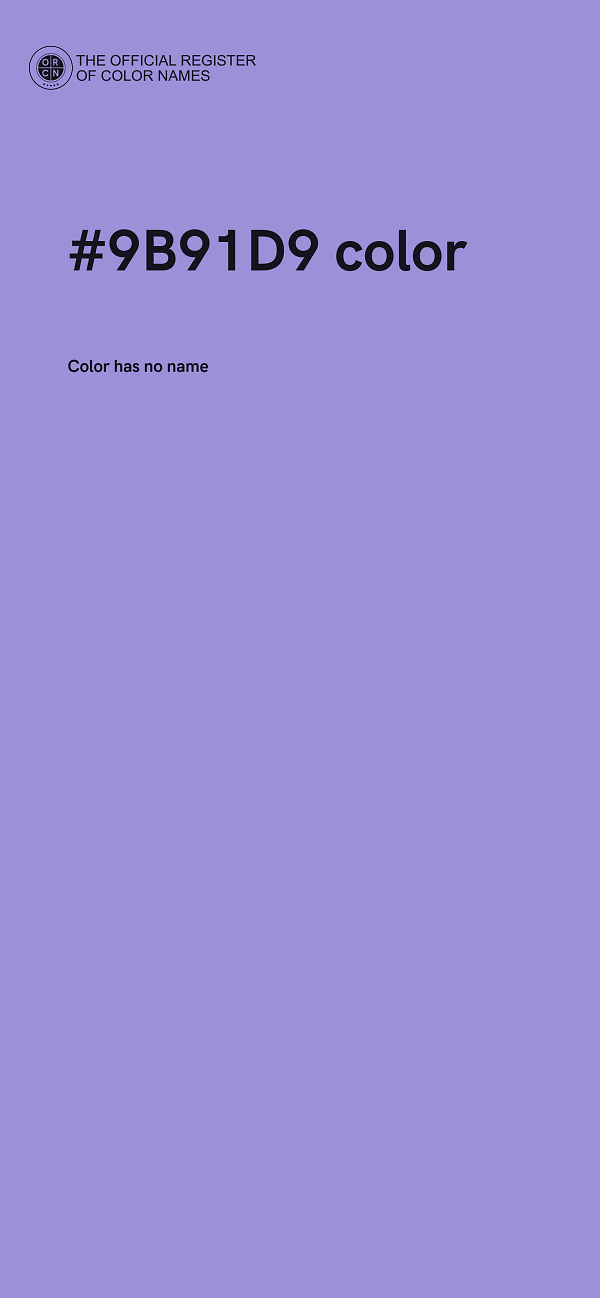 #9B91D9 color image