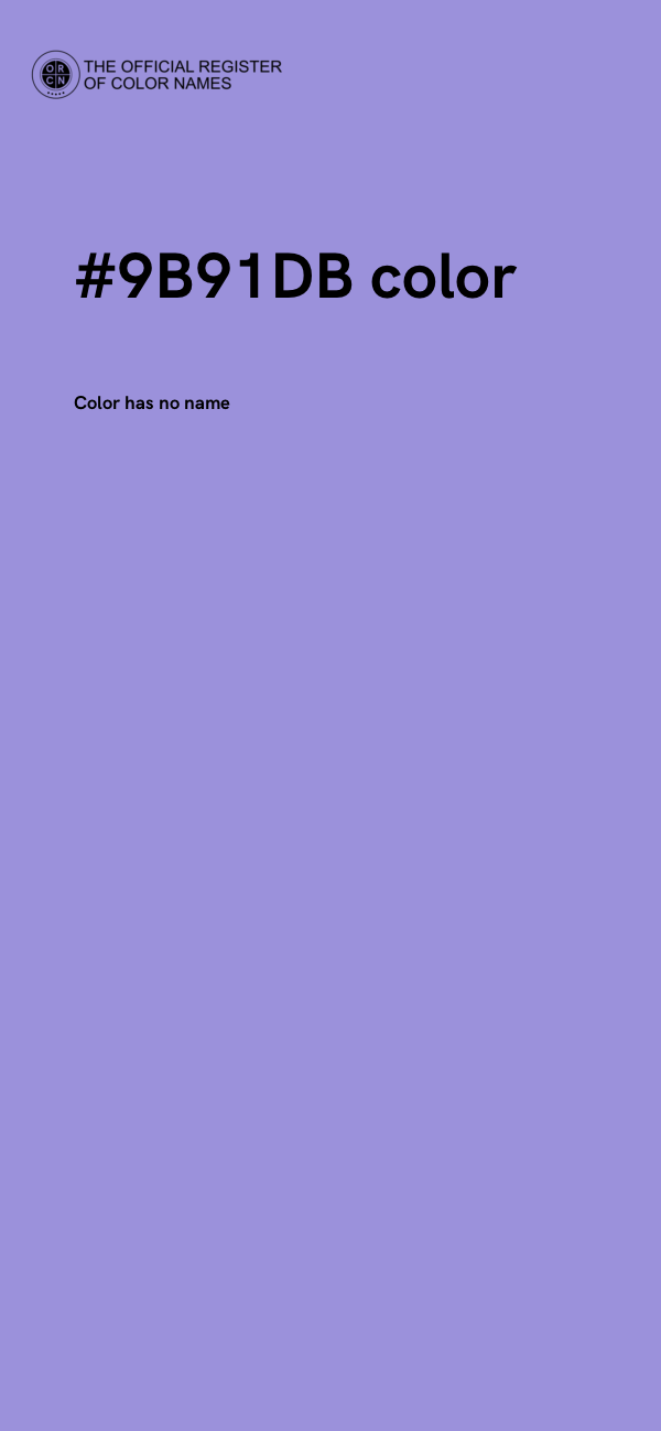 #9B91DB color image
