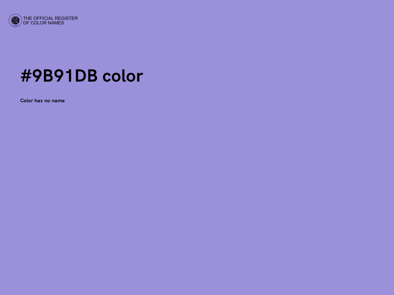 #9B91DB color image