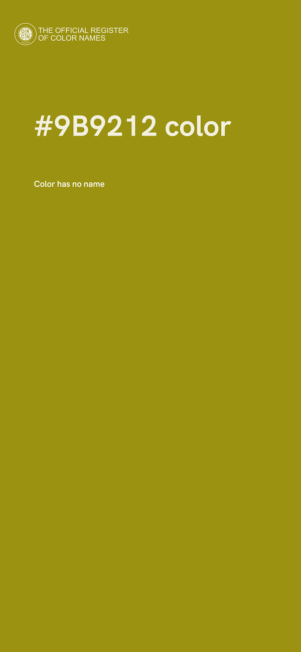 #9B9212 color image