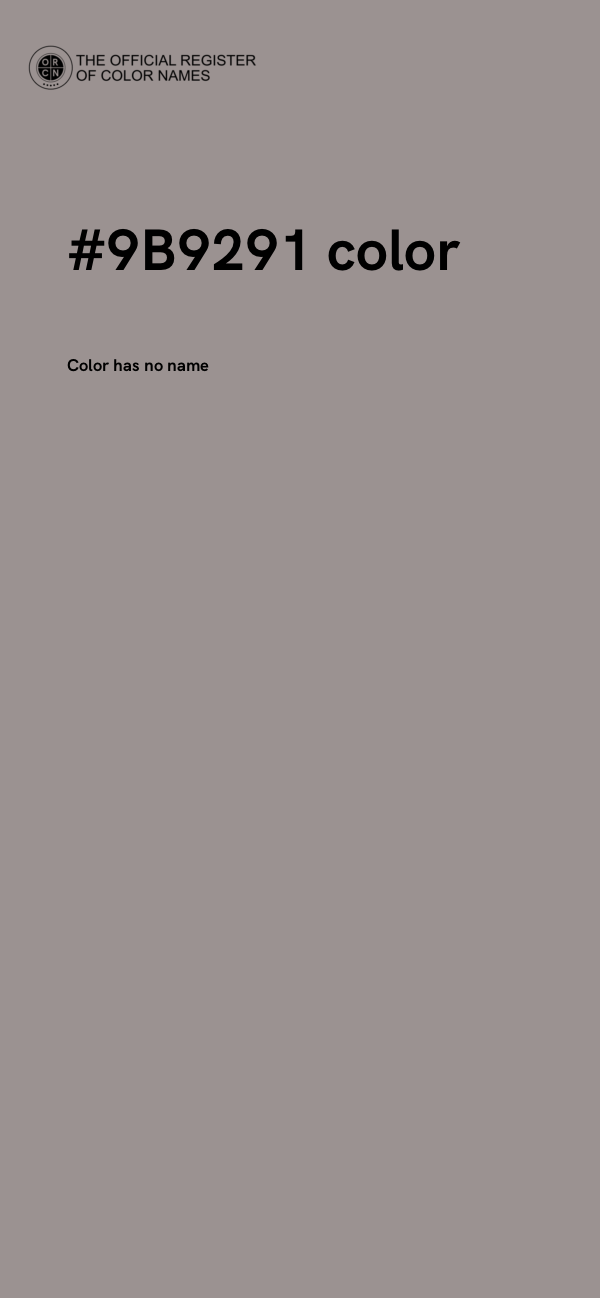 #9B9291 color image