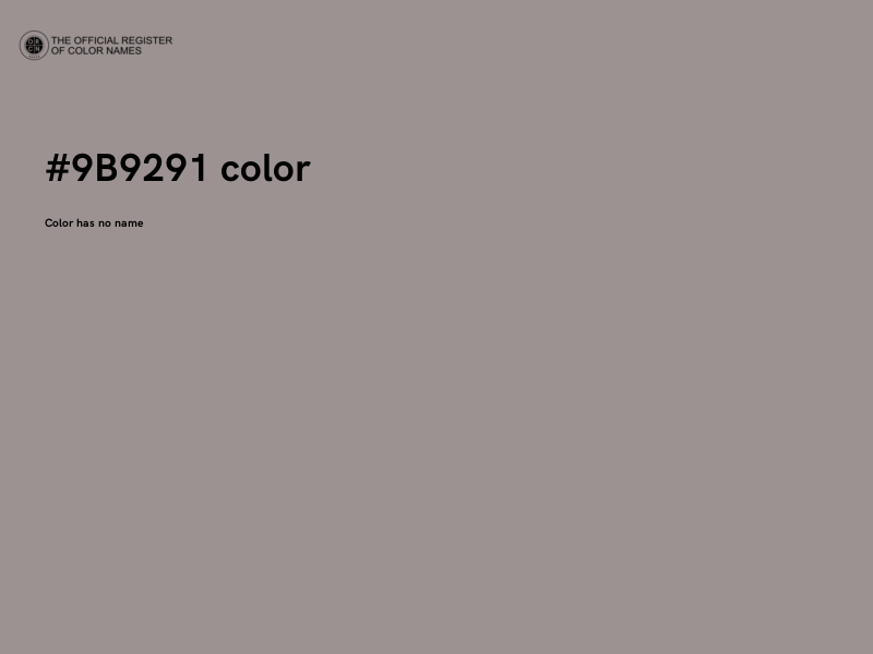 #9B9291 color image