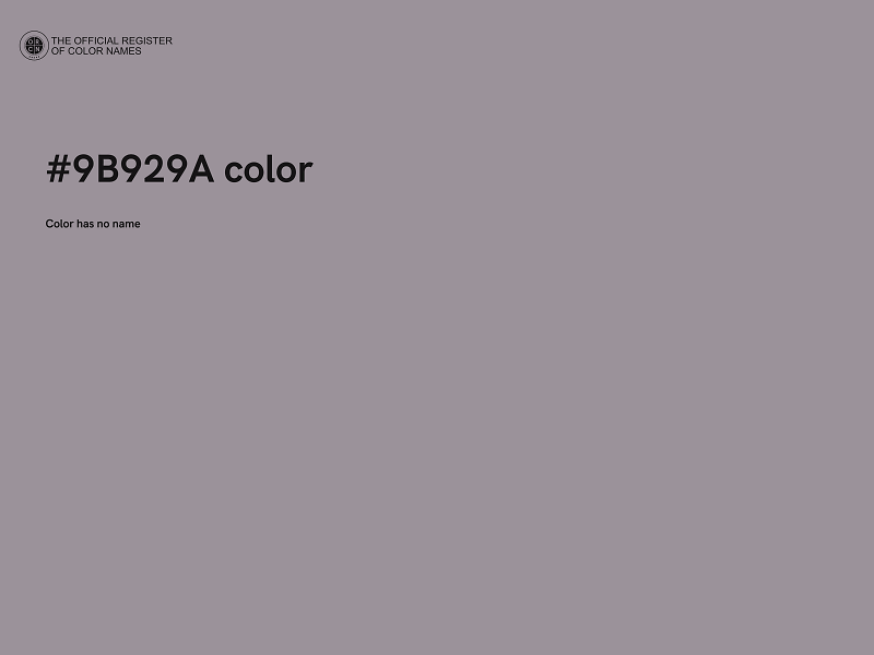 #9B929A color image