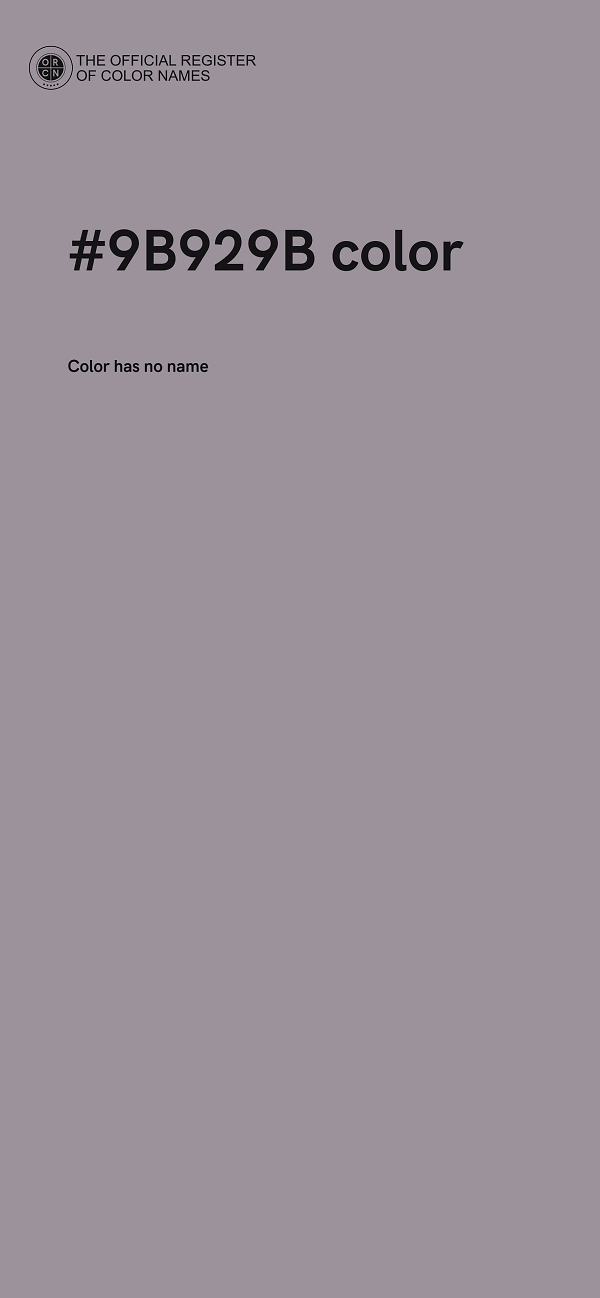 #9B929B color image