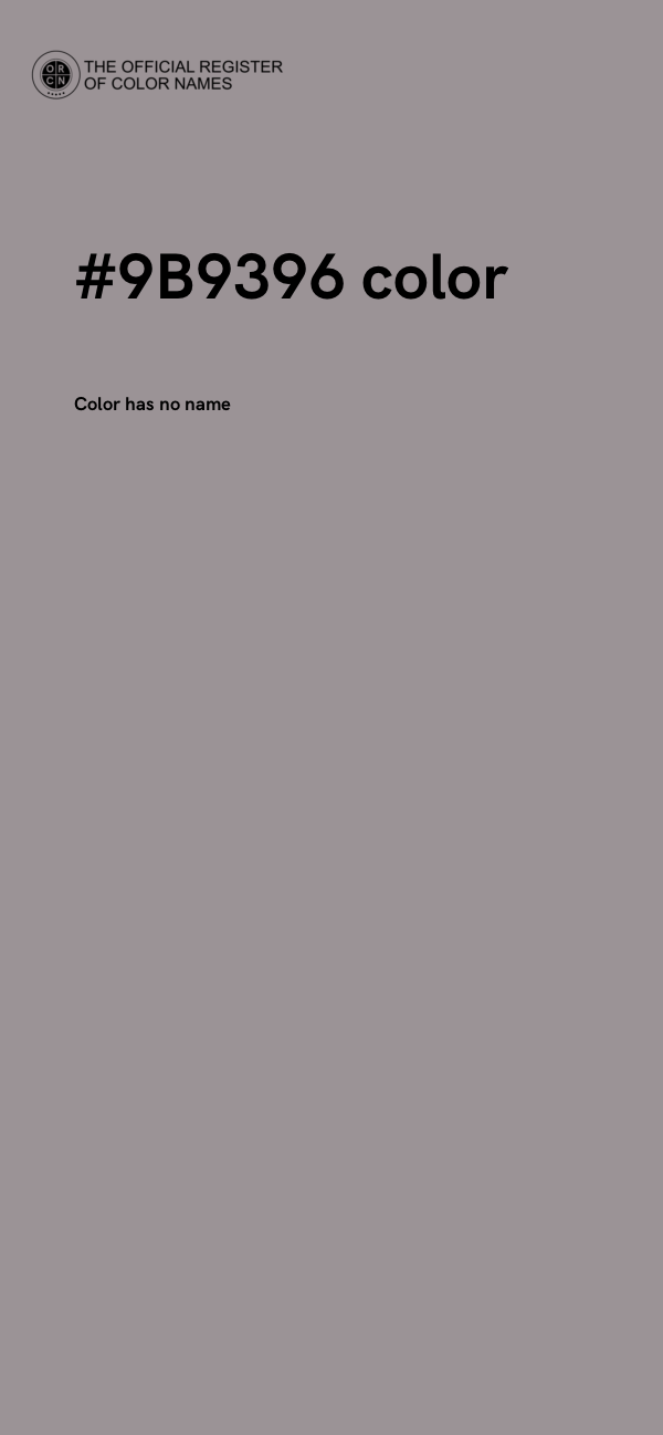 #9B9396 color image